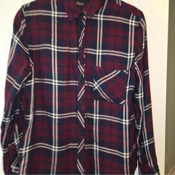 Rails Plaid Button Down Ladies Shirt - Picture 5 of 14